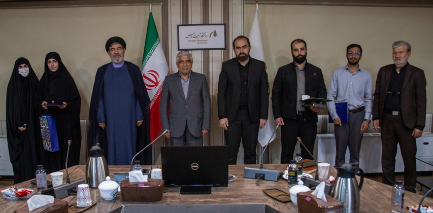 مراسم تودیع و معارفه مسئول بسیج دانشجویی دانشگاه تربیت مدرس برگزار شد
